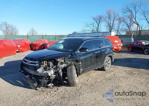 2019 Toyota Highlander Limited/Ltd Platinum from USA, damaged, VIN 5TDDZRFH3KS997469